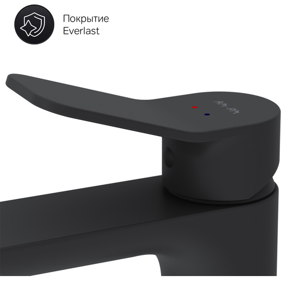 Смеситель для раковины Am.Pm X-Joy F85A02122, черный, Цвет производителя: чёрный - 7 Смеситель для раковины Am.Pm X-Joy F85A02122, черный, Цвет производителя: чёрный фото 7