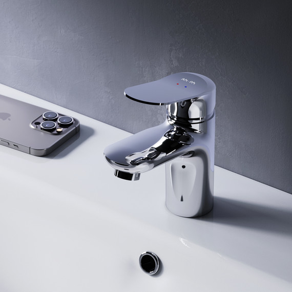 Смеситель для раковины Am.Pm Sunny F85C02100 - 2 Смеситель для раковины Am.Pm Sunny F85C02100 фото 2