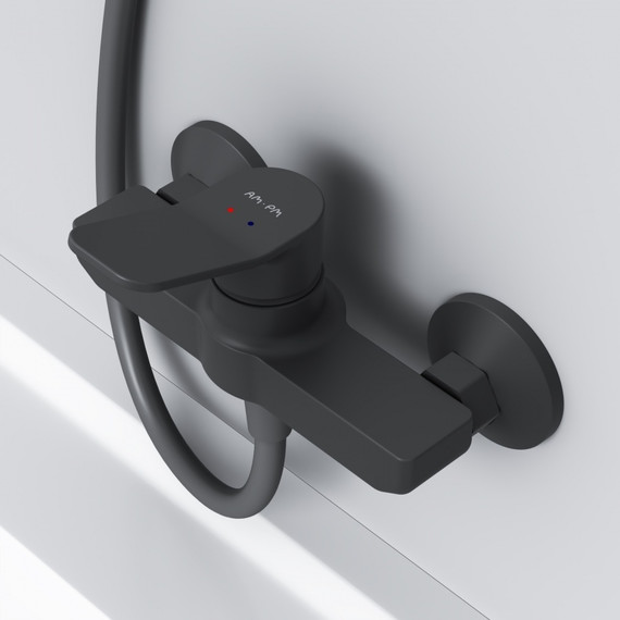 Смеситель для душа Am.Pm X-Joy F85A20022, черный, Цвет производителя: чёрный фото 3