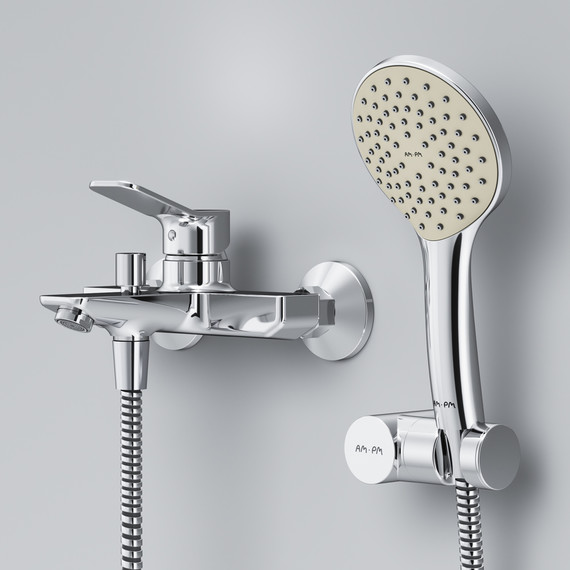 Смеситель для ванны Am.Pm X-Joy F85A10000, Цвет производителя: хром фото 5