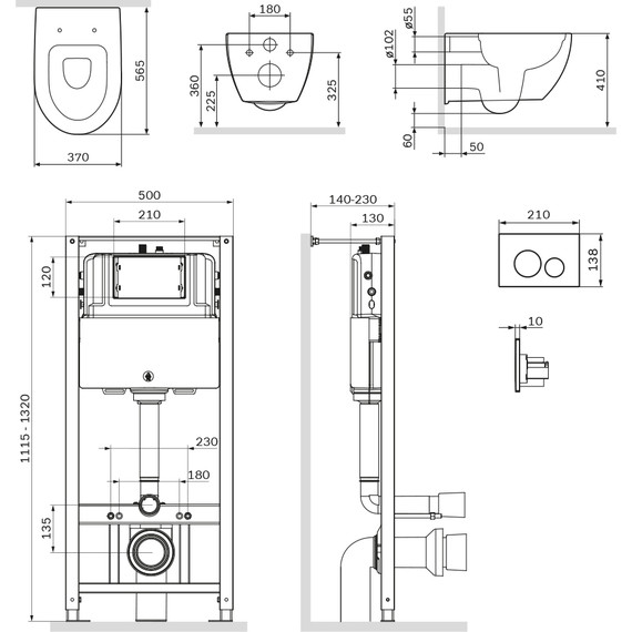 Инсталляция с подвесным унитазом комплект: Am.Pm Pro L IS49051.111700с подвесным унитазом Awe FlashClean сиденье микролифт, кнопка смыва хром - 8 Инсталляция с подвесным унитазом комплект: Am.Pm Pro L IS49051.111700с подвесным унитазом Awe FlashClean сиденье микролифт, кнопка смыва хром фото 8
