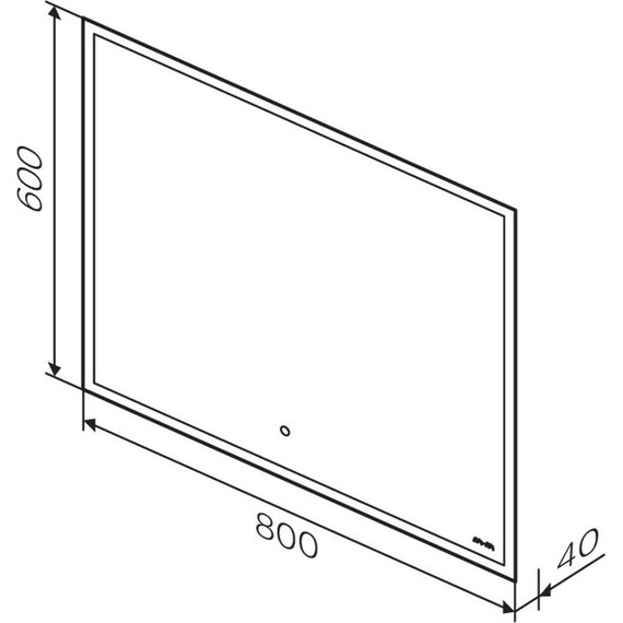 Зеркало Am.Pm Spirit V2.0 80 см M71AMOX0801SA - 5 Зеркало Am.Pm Spirit V2.0 80 см M71AMOX0801SA фото 5