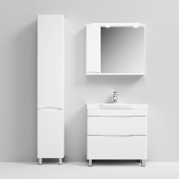 Пенал напольный Am.Pm Like 35 см L M80CSL0356WG, белый глянцевый - 3 Пенал напольный Am.Pm Like 35 см L M80CSL0356WG, белый глянцевый фото 3