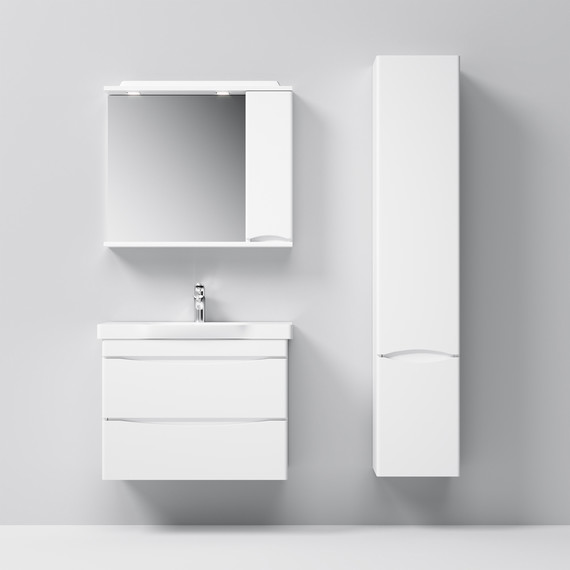 Зеркало-шкаф Am.Pm Like 80 см R M80MPR0801WG, белый глянец фото 2