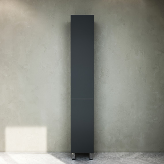 Пенал напольный Am.Pm Gem 30 см R M90CSR0306GM, графит матовый - 2 Пенал напольный Am.Pm Gem 30 см R M90CSR0306GM, графит матовый фото 2