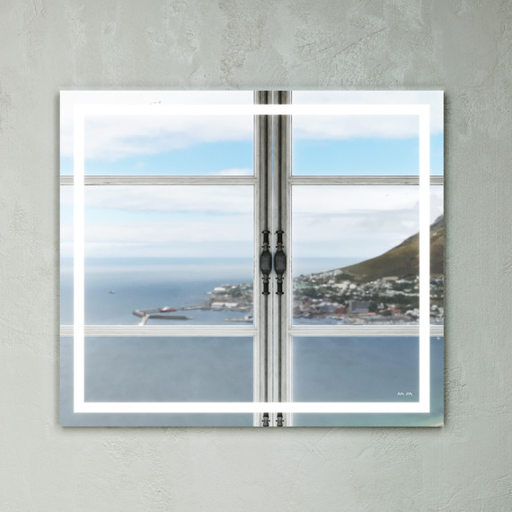 Зеркало Am.Pm Gem Led 80 см M91AMOX0801WG - 2 Зеркало Am.Pm Gem Led 80 см M91AMOX0801WG фото 2