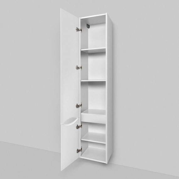 Пенал подвесной Am.Pm Like 35 см L M80CHL0356WG, белый глянцевый - 5 Пенал подвесной Am.Pm Like 35 см L M80CHL0356WG, белый глянцевый фото 5