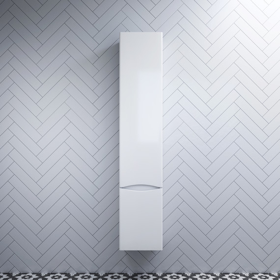 Пенал подвесной Am.Pm Like 35 см L M80CHL0356WG, белый глянцевый - 2 Пенал подвесной Am.Pm Like 35 см L M80CHL0356WG, белый глянцевый фото 2