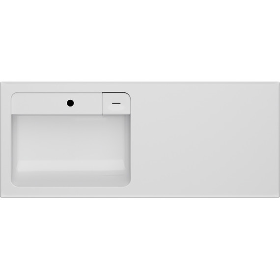 Тумба с раковиной-столешницей Am.Pm X-Joy 120 см L M85AFSX0602WG (раковина M85AWPL1201WG) белый глянцевый фото 7