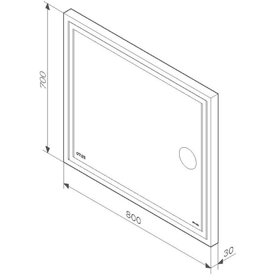 Зеркало Am.Pm Gem 80 см M91AMOX0803WG - 7 Зеркало Am.Pm Gem 80 см M91AMOX0803WG фото 7
