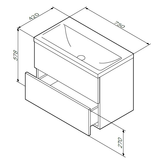 Тумба подвесная с раковиной Am.Pm Gem 75 см M90FHX07522WG, белый глянец, Цвет фасада: белый глянцевый - 16 Тумба подвесная с раковиной Am.Pm Gem 75 см M90FHX07522WG, белый глянец, Цвет фасада: белый глянцевый фото 16