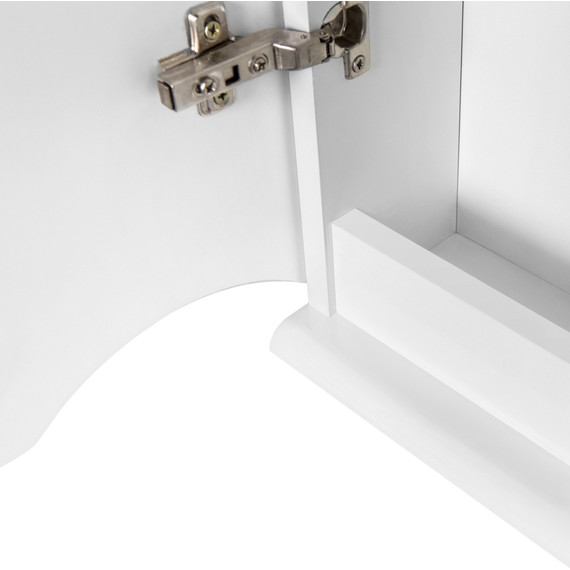 Зеркало-шкаф Am.Pm Like 65 см M80MPL0651WG, белый глянцевый фото 6