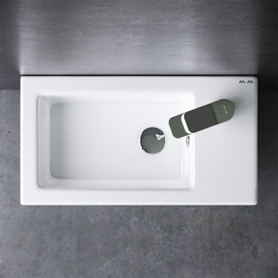 Тумба подвесная с раковиной Am.Pm X-Joy 45 см M85AFHX0451WG, белый глянцевый фото 4