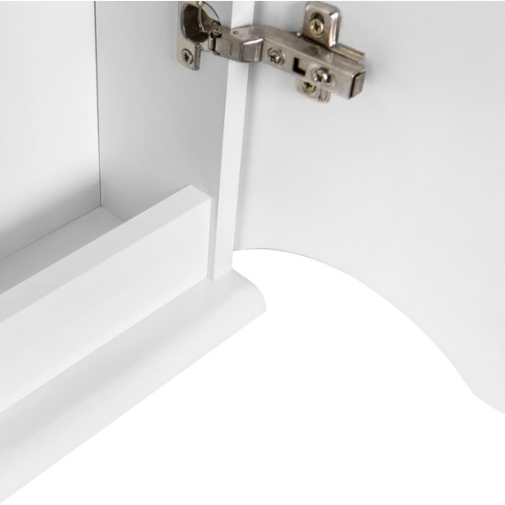 Зеркало-шкаф Am.Pm Like 65 см M80MPR0651WG, белый глянцевый фото 6