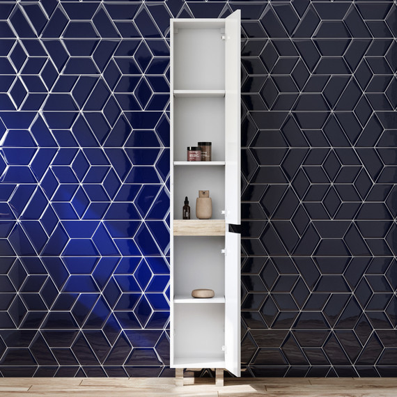 Пенал напольный Am.Pm X-Joy 30 см M85ACSR0306WG, белый глянцевый фото 3