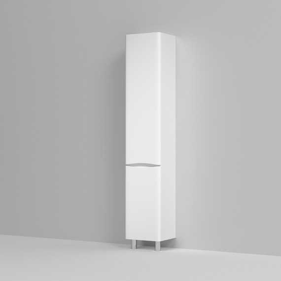 Пенал напольный Am.Pm Like 35 см R M80CSR0356WG, белый глянцевый фото 4