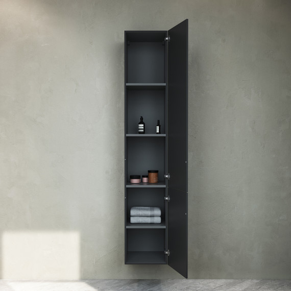 Пенал подвесной Am.Pm Gem 30 см R M90CHR0306BM, черный матовый - 3 Пенал подвесной Am.Pm Gem 30 см R M90CHR0306BM, черный матовый фото 3