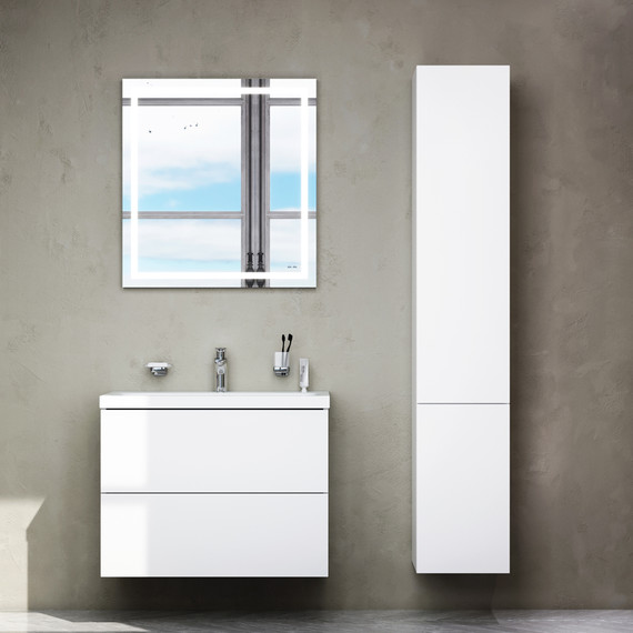 Тумба подвесная с раковиной Am.Pm Gem 75 см M90FHX07522WG, белый глянец, Цвет фасада: белый глянцевый - 9 Тумба подвесная с раковиной Am.Pm Gem 75 см M90FHX07522WG, белый глянец, Цвет фасада: белый глянцевый фото 9