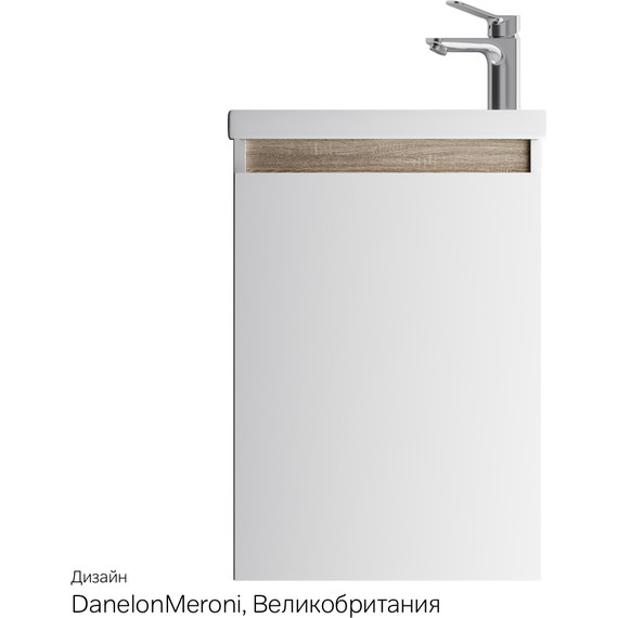 Тумба подвесная с раковиной Am.Pm X-Joy 45 см M85AFHX0451WG, белый глянцевый фото 11