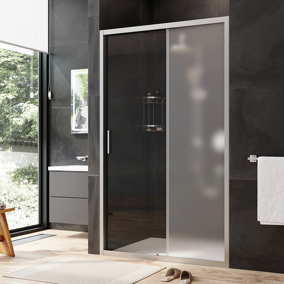 Дверь душевая Am.Pm Gem Solo 120х195 см W90G-120-1-195MM, хром/матовое - 2 Дверь душевая Am.Pm Gem Solo 120х195 см W90G-120-1-195MM, хром/матовое фото 2