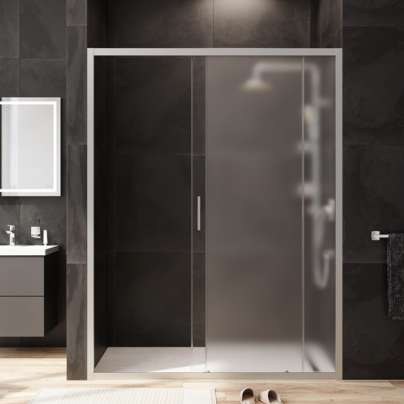 Дверь душевая Am.Pm Gem Solo 150х195 см W90G-150-1-195MM, хром/матовое фото 4