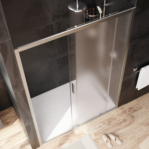 Дверь душевая Am.Pm Gem Solo 140 см W90G-140-1-195MM, хром/матовое фото 3