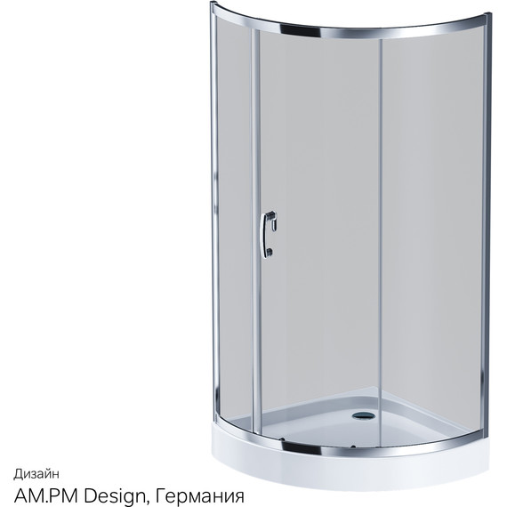 Душевое ограждение Am.Pm Like 90x90 см W83G-315-090CG, хром/тонированное - 11 Душевое ограждение Am.Pm Like 90x90 см W83G-315-090CG, хром/тонированное фото 11