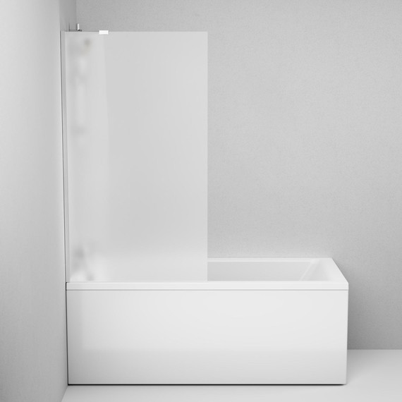 Шторка для ванны Am.Pm Gem 80х140 см W90BS-080-140CM (стекло 8 мм), хром/матовое - 4 Шторка для ванны Am.Pm Gem 80х140 см W90BS-080-140CM (стекло 8 мм), хром/матовое фото 4