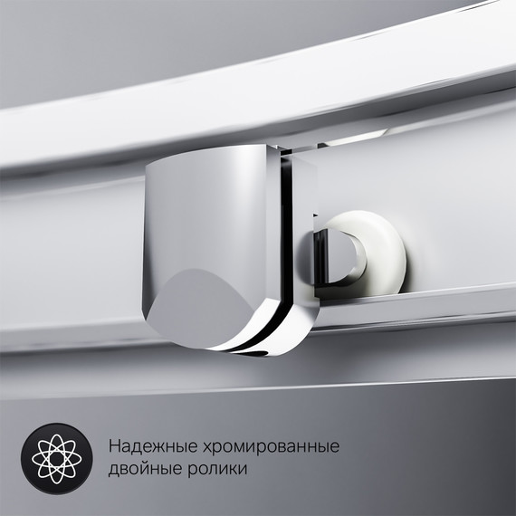 Душевое ограждение Am.Pm Gem 80х80 см W90G-401-080WT, серебро/прозрачное - 7 Душевое ограждение Am.Pm Gem 80х80 см W90G-401-080WT, серебро/прозрачное фото 7