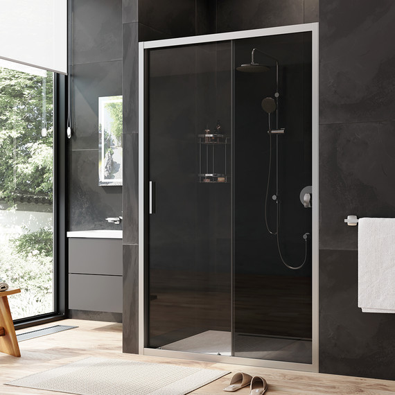 Дверь душевая Am.Pm Gem Solo 120х195 см W90G-120-1-195MG, хром/тонированное - 2 Дверь душевая Am.Pm Gem Solo 120х195 см W90G-120-1-195MG, хром/тонированное фото 2