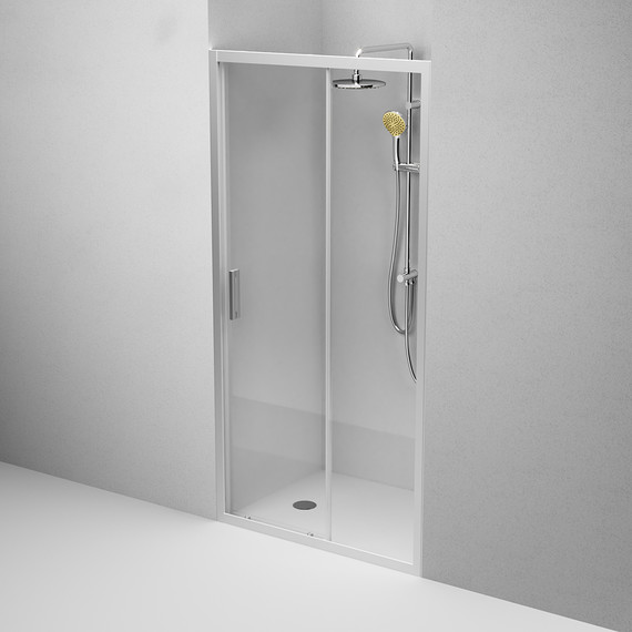Дверь душевая Am.Pm Gem Solo 100х195 см W90G-100-1-195MT, хром/прозрачное фото 5