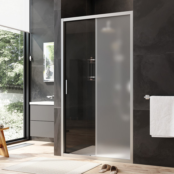 Дверь душевая Am.Pm Gem Solo 110х195 см W90G-110-1-195MM, хром/матовое фото 2