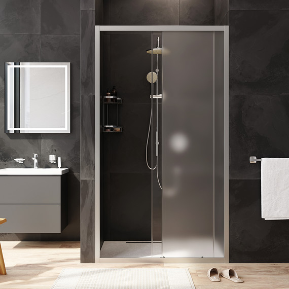 Дверь душевая Am.Pm Gem Solo 110х195 см W90G-110-1-195MM, хром/матовое фото 4