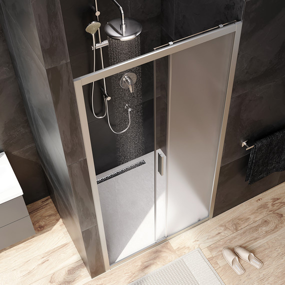 Дверь душевая Am.Pm Gem Solo 100х195 см W90G-100-1-195MM, хром/матовое фото 3