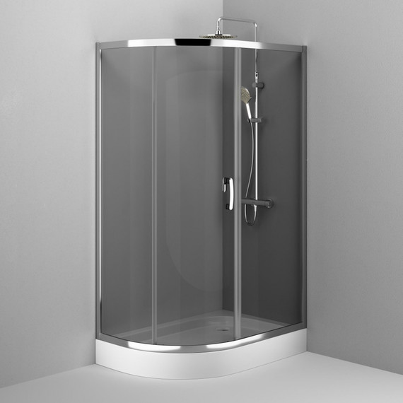 Душевое ограждение Am.Pm Like 120x80 см W83G-302U120CG, хром/тонированное - 4 Душевое ограждение Am.Pm Like 120x80 см W83G-302U120CG, хром/тонированное фото 4