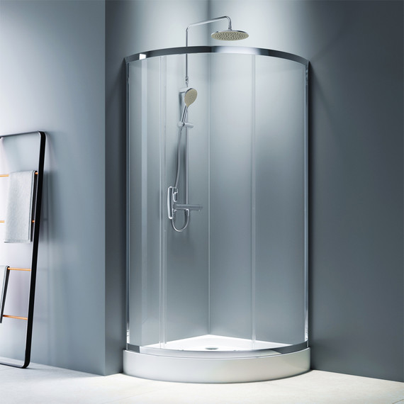 Душевое ограждение Am.Pm Like 90x90 см W83G-315-090CG, хром/тонированное - 2 Душевое ограждение Am.Pm Like 90x90 см W83G-315-090CG, хром/тонированное фото 2