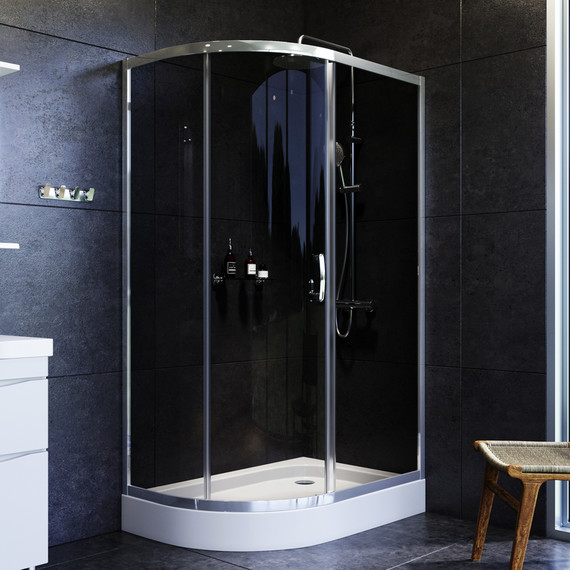 Душевое ограждение Am.Pm Like 120x80 см W83G-302U120CG, хром/тонированное - 2 Душевое ограждение Am.Pm Like 120x80 см W83G-302U120CG, хром/тонированное фото 2