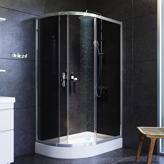 Душевое ограждение Am.Pm Like 120x80 см W83G-302U120CG, хром/тонированное - 3 Душевое ограждение Am.Pm Like 120x80 см W83G-302U120CG, хром/тонированное фото 3