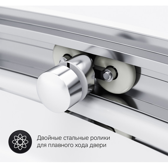 Душевое ограждение Am.Pm Like 120x80 см W83G-302U120CT, хром/прозрачное - 8 Душевое ограждение Am.Pm Like 120x80 см W83G-302U120CT, хром/прозрачное фото 8