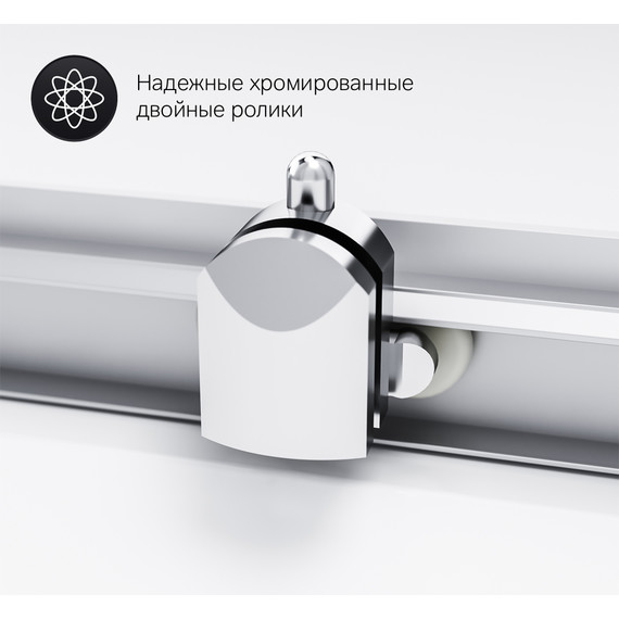 Душевое ограждение Am.Pm Gem 90х90 см W90G-403-090MT, серебро/прозрачное - 8 Душевое ограждение Am.Pm Gem 90х90 см W90G-403-090MT, серебро/прозрачное фото 8