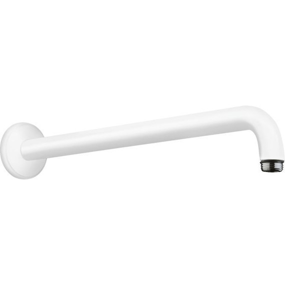 Кронштейн стеновой для верхнего душа Hansgrohe 389 мм 27413700, белый матовый фото 