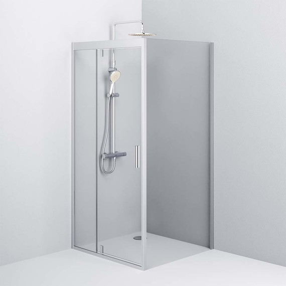 Душевое ограждение Am.Pm Gem 90x90 см W90G-404-090MT, хром/прозрачное - 5 Душевое ограждение Am.Pm Gem 90x90 см W90G-404-090MT, хром/прозрачное фото 5