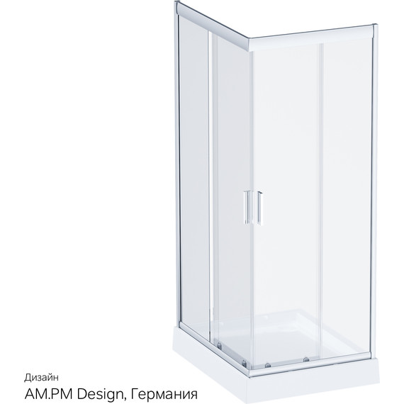 Душевое ограждение Am.Pm Gem Twin Slide 120x80 см W90G-404-120280-MT, хром/прозрачное - 11 Душевое ограждение Am.Pm Gem Twin Slide 120x80 см W90G-404-120280-MT, хром/прозрачное фото 11