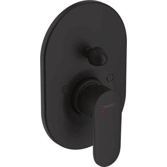 Смеситель для ванны Hansgrohe Vernis Blend 71449670, черный матовый фото 