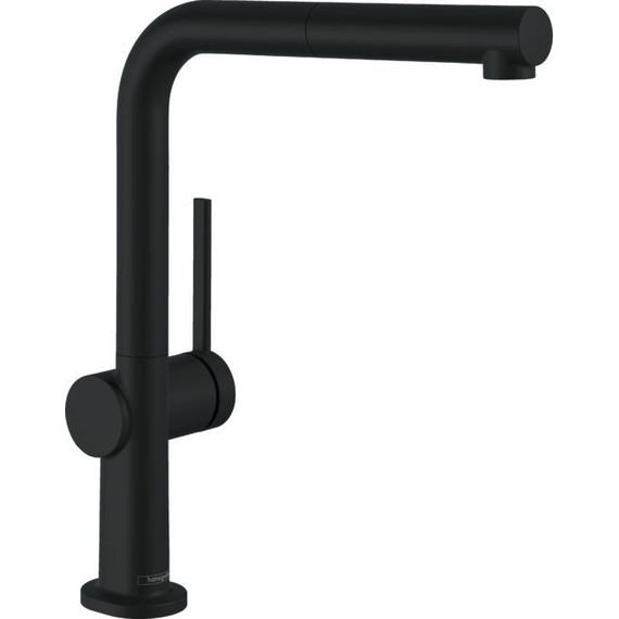 Смеситель для кухни Hansgrohe Talis M54 72808670, черный матовый фото 