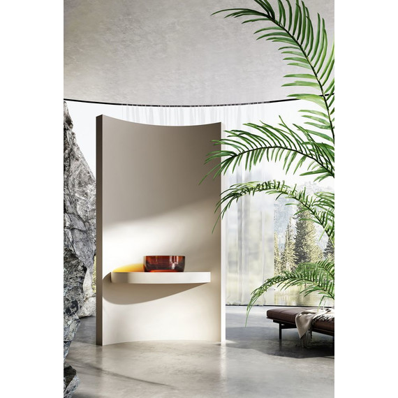 Раковина-чаша прозрачная Abber Kristall 40 см AT2804Opal, красный - 3 Раковина-чаша прозрачная Abber Kristall 40 см AT2804Opal, красный фото 3