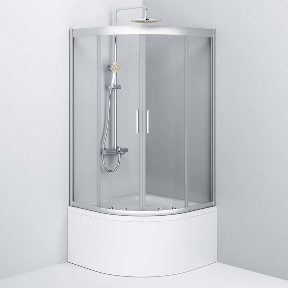 Душевое ограждение Am.Pm Gem Deep 90х90 см W90G-401A090WT, хром/прозрачное - 5 Душевое ограждение Am.Pm Gem Deep 90х90 см W90G-401A090WT, хром/прозрачное фото 5