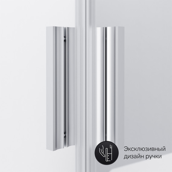 Душевое ограждение Am.Pm Gem 90х90 см W90G-403-090MT, серебро/прозрачное - 9 Душевое ограждение Am.Pm Gem 90х90 см W90G-403-090MT, серебро/прозрачное фото 9