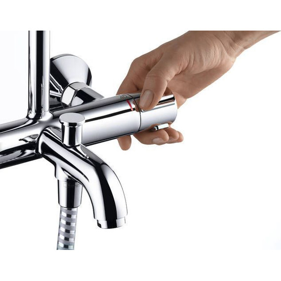 Душевая стойка с термостатом Hansgrohe Vernis Blend Showerpipe 200 1jet 26274000 - 10 Душевая стойка с термостатом Hansgrohe Vernis Blend Showerpipe 200 1jet 26274000 фото 10