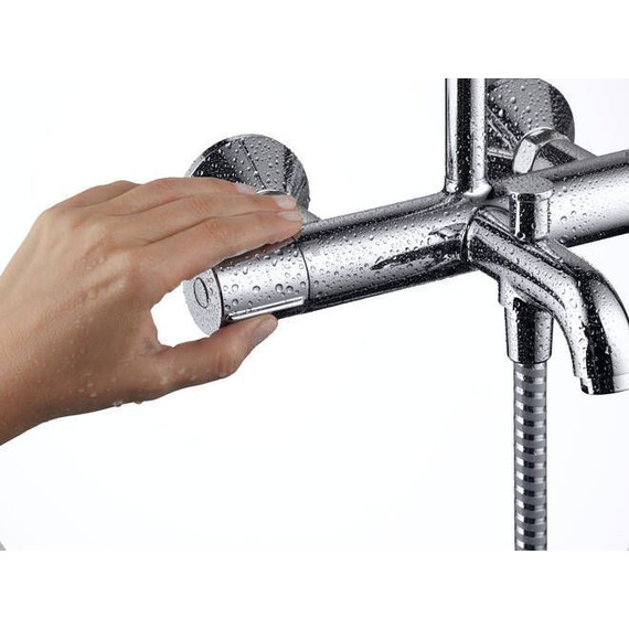 Душевая стойка с термостатом Hansgrohe Vernis Blend Showerpipe 200 1jet 26274000 - 15 Душевая стойка с термостатом Hansgrohe Vernis Blend Showerpipe 200 1jet 26274000 фото 15